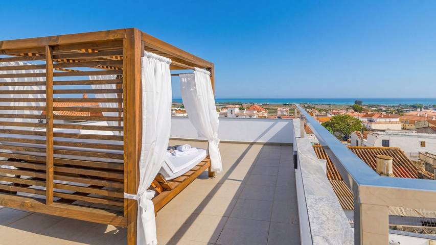 Finca für 8 Personen, mit Balkon/Terrasse und Pool sowie Whirlpool, mit Haustier in Vélez-Málaga - 4