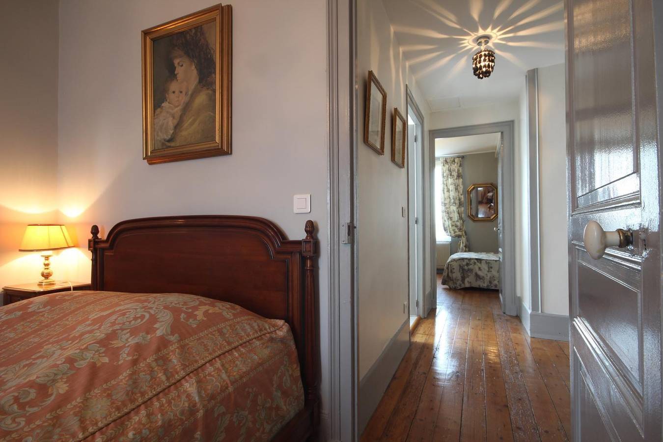 Rose et Géranium in Dampierre-en-Bray, Région de Dieppe