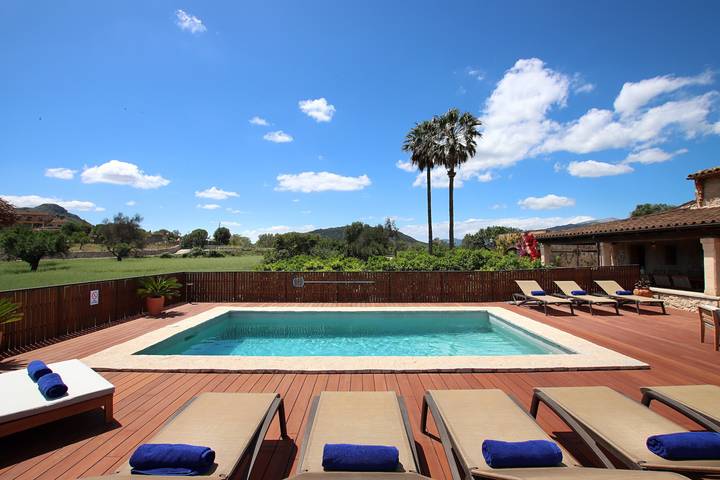 Finca 'Ca Sou' mit privatem Pool, WLAN und Klimaanlage in Alcúdia, Mallorca Norden