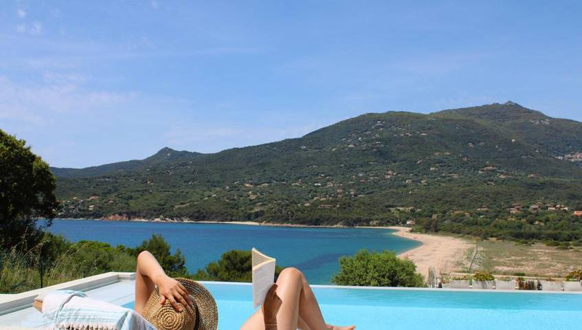 Chambre d’hôte pour 2 personnes, avec piscine ainsi que vue et jardin à Propriano - 2