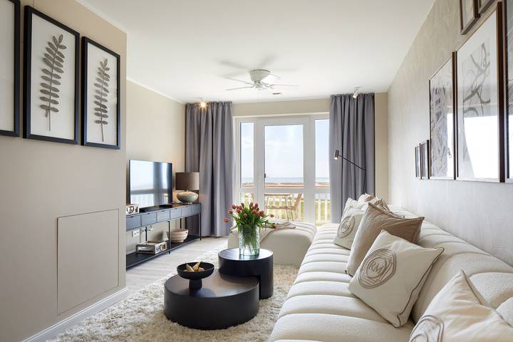 Ferienwohnung für 4 Personen, mit Balkon und Whirlpool sowie Sauna - 1