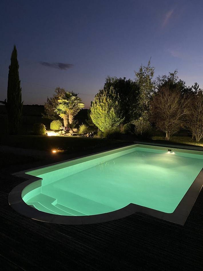 Chambre d’hôte pour 5 personnes, avec piscine