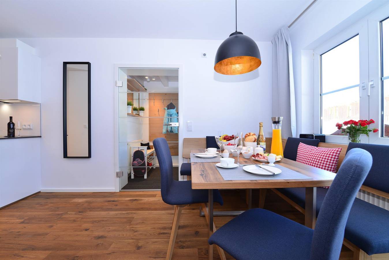 Geheel vakantieappartement, App/2 slaapkamers/douche, wc in Mittelberg, Kleinwalsertal