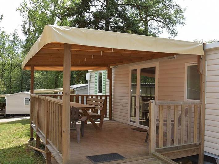 Mobil home pour 4 personnes, avec bassin pour enfant, animaux acceptés à Vers - 2