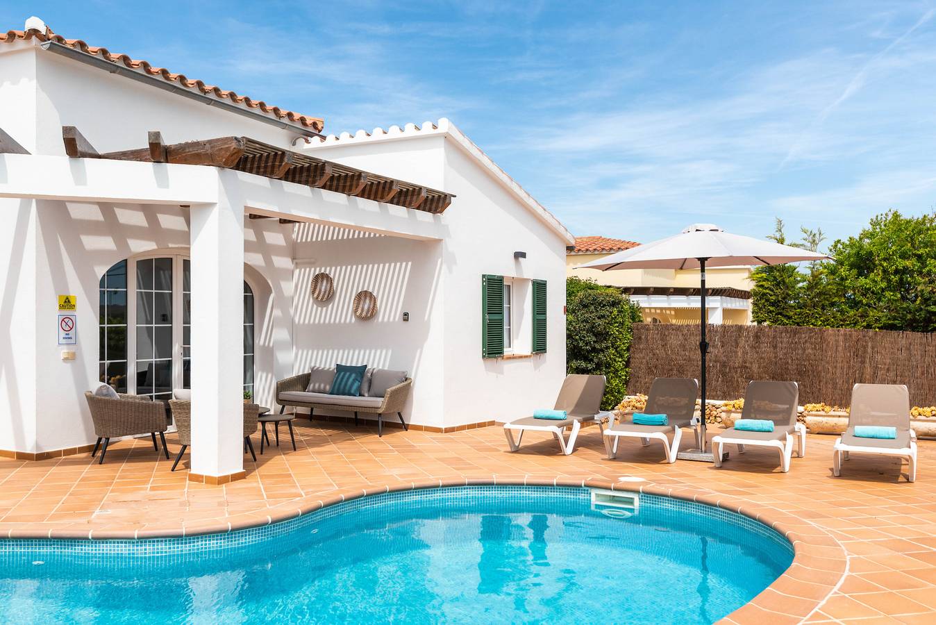 Villa Sara in Cala en Porter, Municipio de Alaior