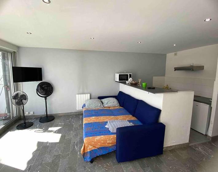 Gîte pour 3 personnes, avec terrasse et jardin dans Plage de l'Esplanade-des-Goëlands - 3