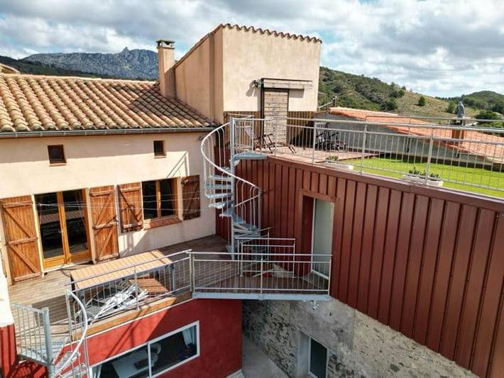 Chambre d’hôte pour 6 personnes, avec jardin ainsi que terrasse et vue, animaux acceptés dans les Pyrénées-Orientales - 2