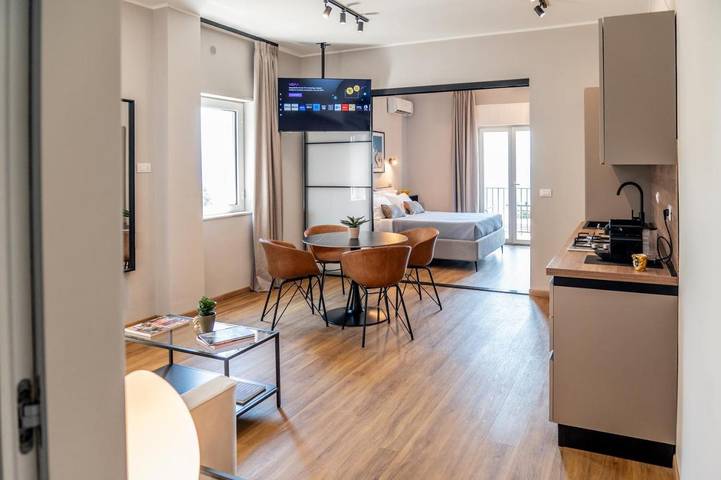 Appartamento per 4 persone, con balcone e panorama a Milazzo