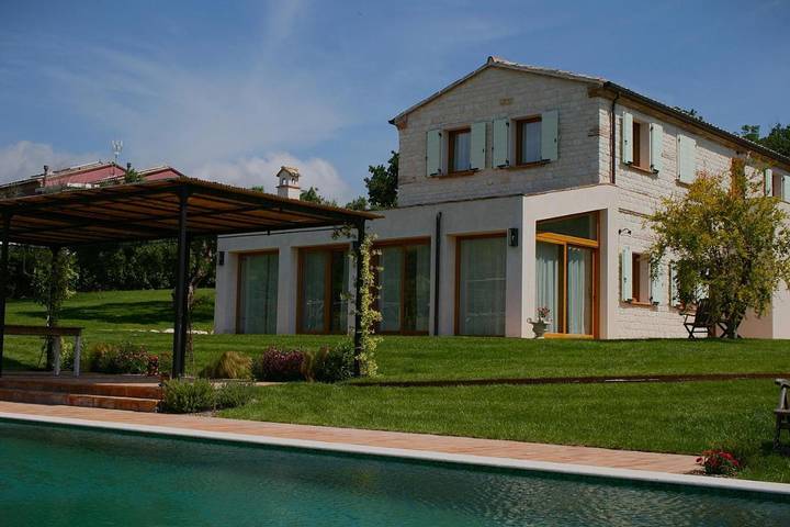 B&b per 5 persone, con giardino e piscina nonché panorama a Sirolo