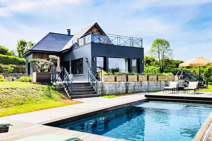 Villa pour 10 personnes, avec piscine en Normandie
