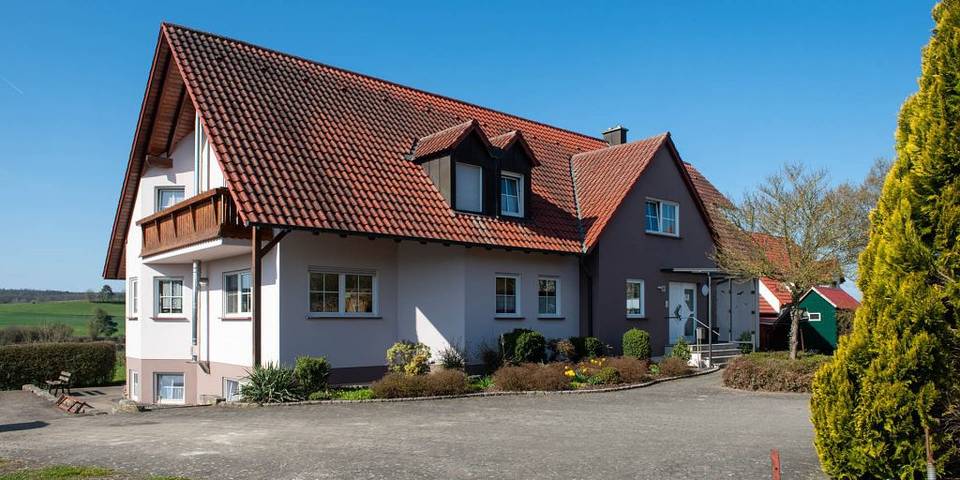 Pension für 2 Personen, mit Terrasse und Garten, kinderfreundlich im Steigerwald - 3