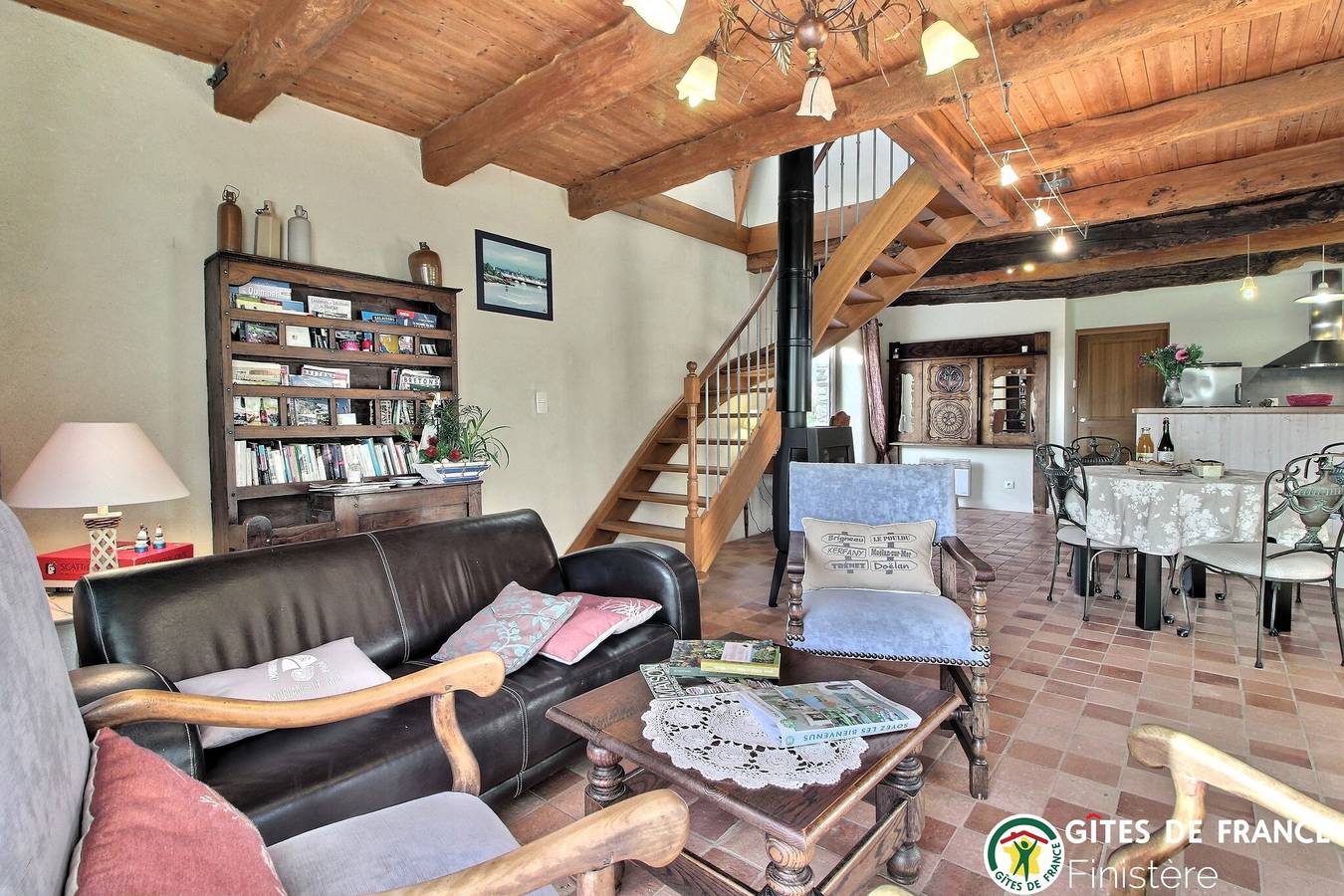 Casa de huéspedes para 4 personas con terraza in Moëlan-sur-Mer, Côte de Cornouaille