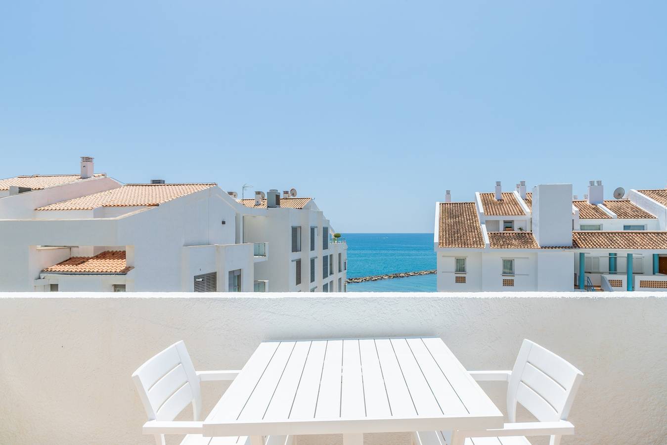 Ganze Wohnung, Ferienwohnung 'Penthouse Center Altea' mit Meerblick, Wlan und Klimaanlage in Altea Dorf, Altea