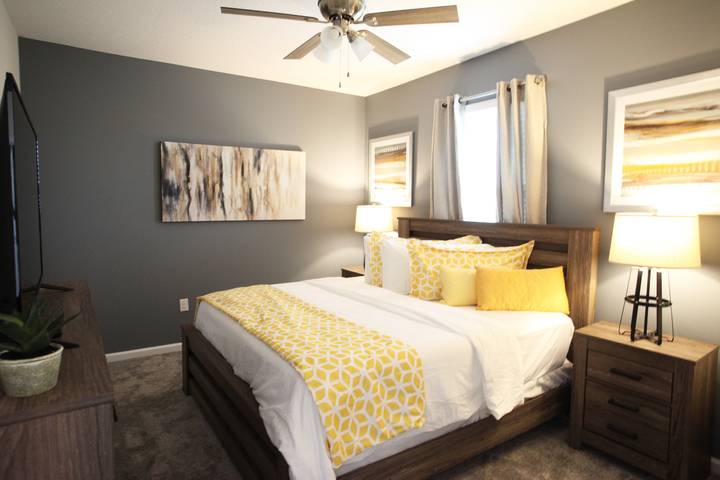 Ganze Ferienwohnung, Wunderschöne 3Br-Wohnung mit kostenlosem Wasserpark und Golf in der Nähe von Disney in Four Corners, Osceola County