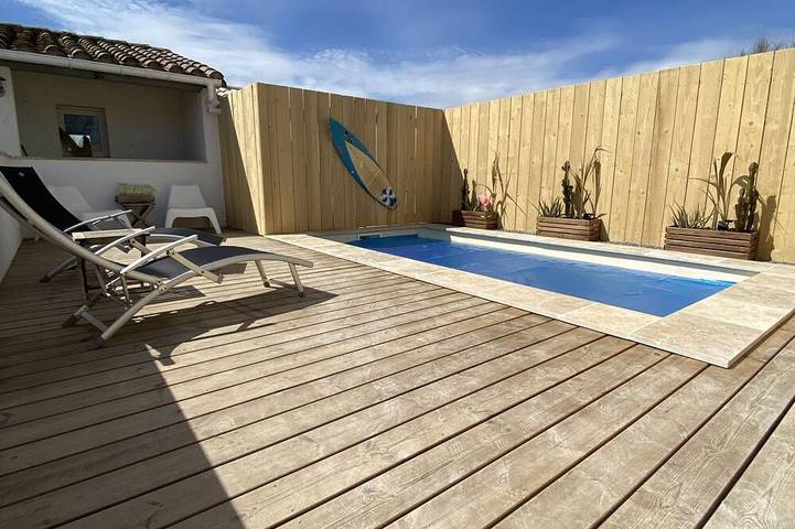 Maison de vacances pour 4 personnes, avec Terrasse et Jardin