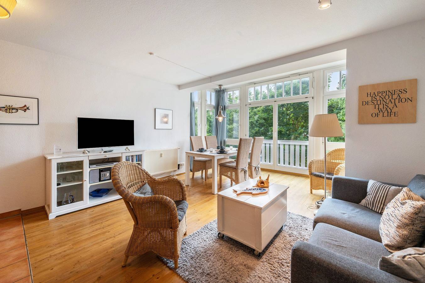 Appartement entier, Loft avec véranda à 300 m de la plage / Wi-Fi in Kühlungsborn, Mer Baltique (Mecklenburg)