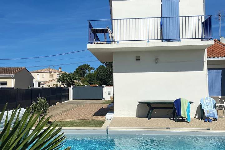 Maison de vacances pour 6 personnes, avec jardin et balcon à Saint-Palais-sur-Mer