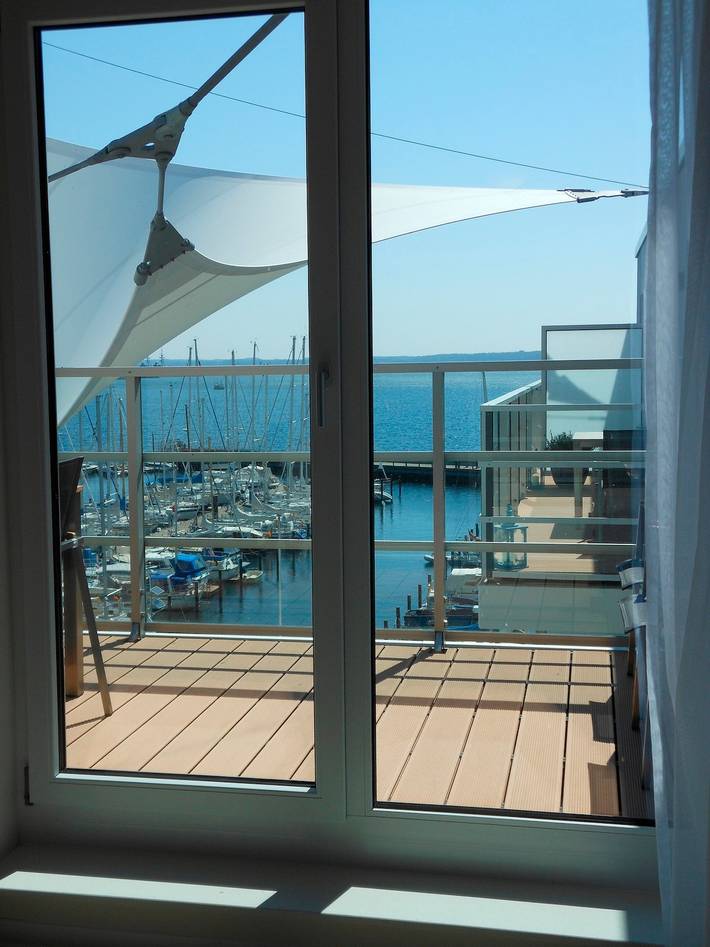 Ferienwohnung für 4 Personen, mit Balkon und Sauna sowie Seeblick in Eckernförde