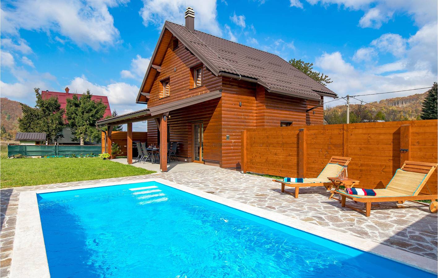 Holiday home for 7 people with terrace in Mrkopalj, Primorje-Gorski Kotar