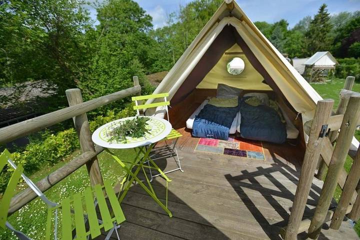 Tente pour 4 personnes, avec sauna et bassin pour enfant dans la Somme - 4