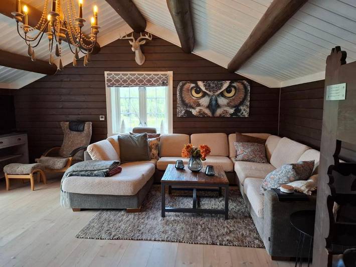 Location de vacances pour 6 personnes, avec vue sur le lac ainsi que vue et jardin, animaux acceptés dans Bø - 2