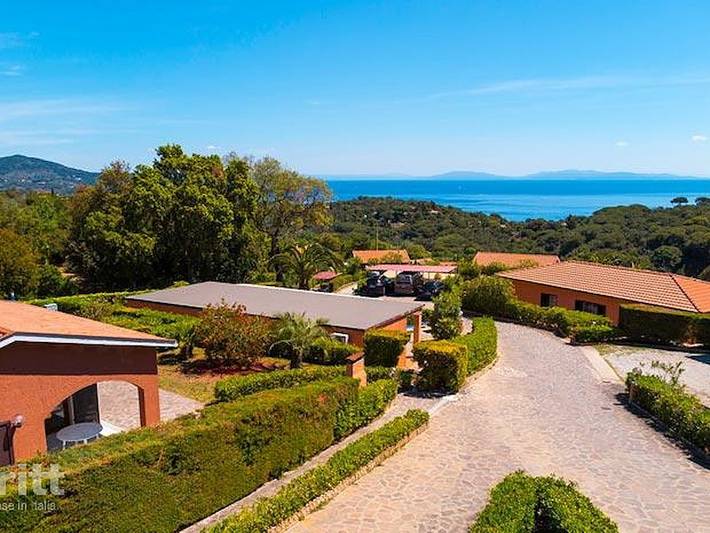 Ferienpark für 5 Personen, mit Pool und Balkon/Terrasse sowie Terrasse auf Elba