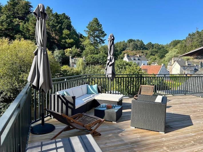 Location de vacances pour 8 personnes, avec balcon dans Plage de Bréhec - 3