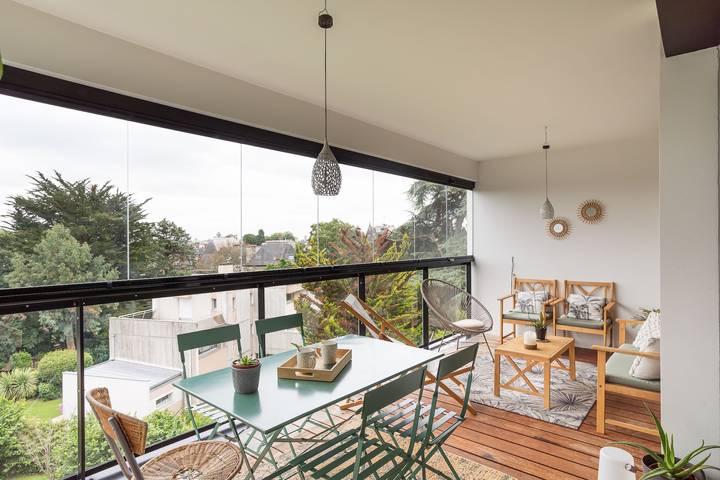 Apartamento entero, Namasté - Bel appt pour 5 avec terrasse, parking in Rennes, Región de Rennes