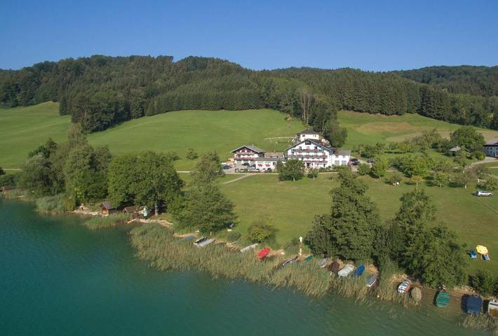 Hotel für 2 Personen, mit Balkon und Terrasse sowie Garten und Sauna in Irrsee