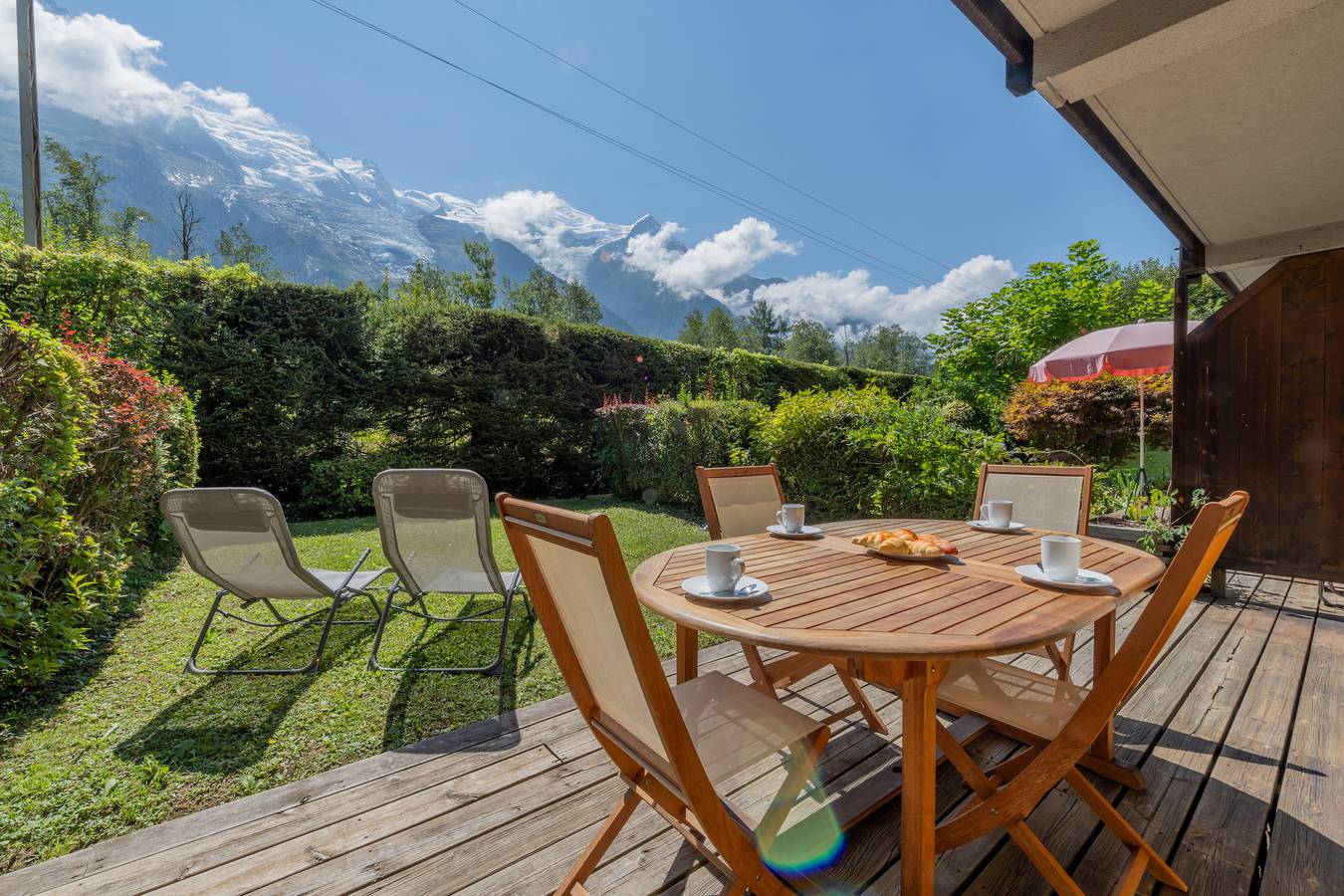 Geheel appartement, Appartement Les Capucins jardin in Chamonix, Bonneville regio