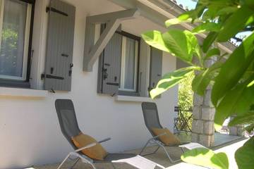 Location de vacances pour 4 personnes, avec jardin et terrasse, animaux acceptés à Chauzon