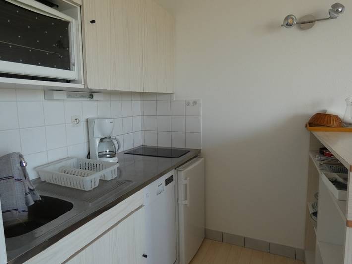 Ganze Wohnung, T2+ Kabinenwohnung mit Pool und Parkplatz in Saint-Jean-de-Monts in Saint-Jean-de-Monts, Vendée