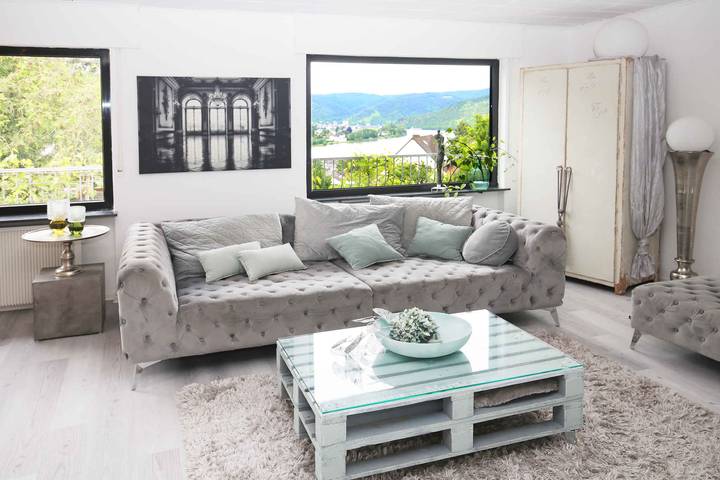 Ferienwohnung für 3 Personen, mit Balkon und Garten in Kamp-Bornhofen