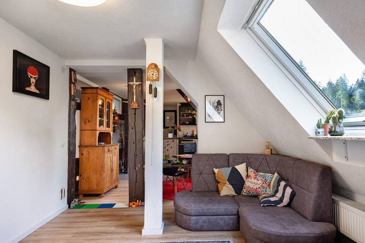 Hel lägenhet, Apartment 'Atelier-Loft Im Hübschental' with Wi-Fi in Gütenbach, Südschwarzwald