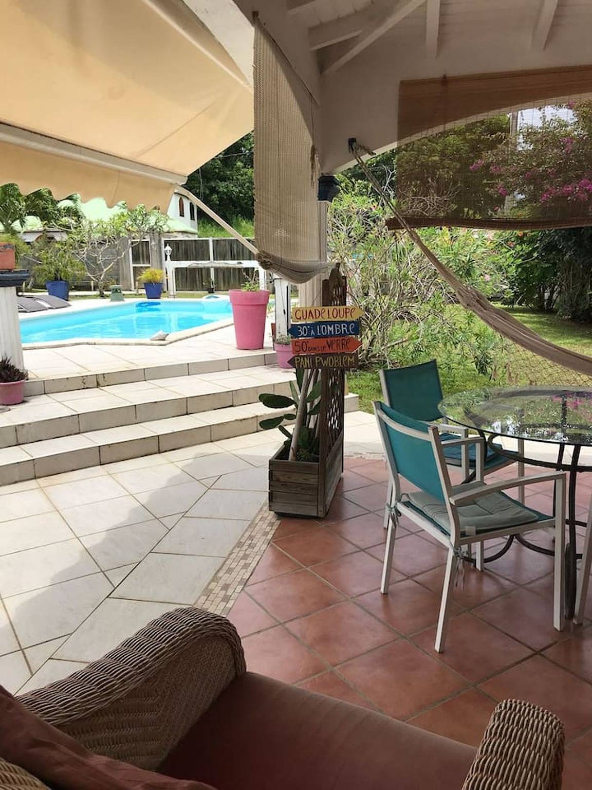Estudio entero, Acogedor estudio en Les Abymes, piscina y jardín, 25 m² in Les Abymes, Guadalupe