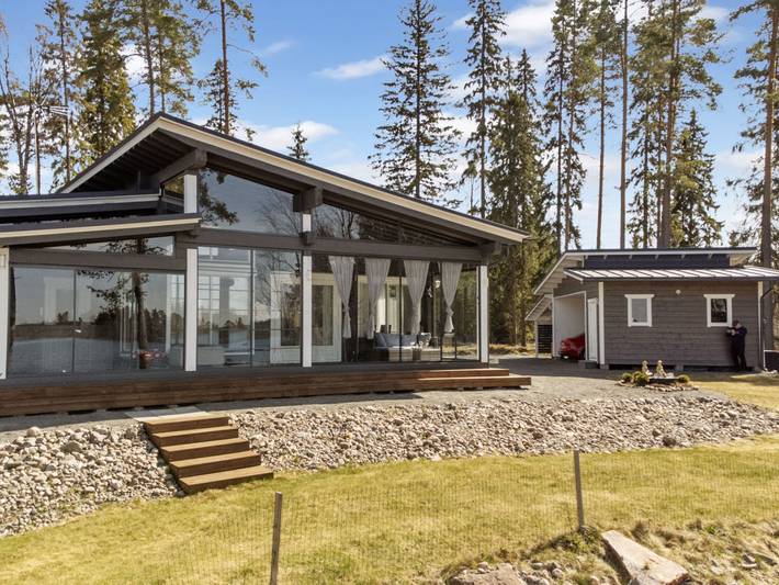 Ferienhaus für 4 Personen, mit Seeblick und Sauna - 1