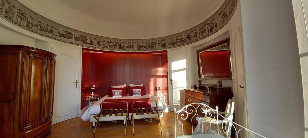 Chambre d’hôte pour 2 personnes, avec Terrasse ainsi que Jardin et Vue à Isigny-sur-Mer