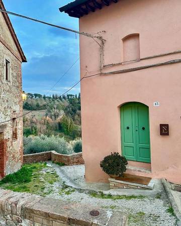 Chambre d’hôte pour 2 personnes, avec terrasse et vue à Montalcino