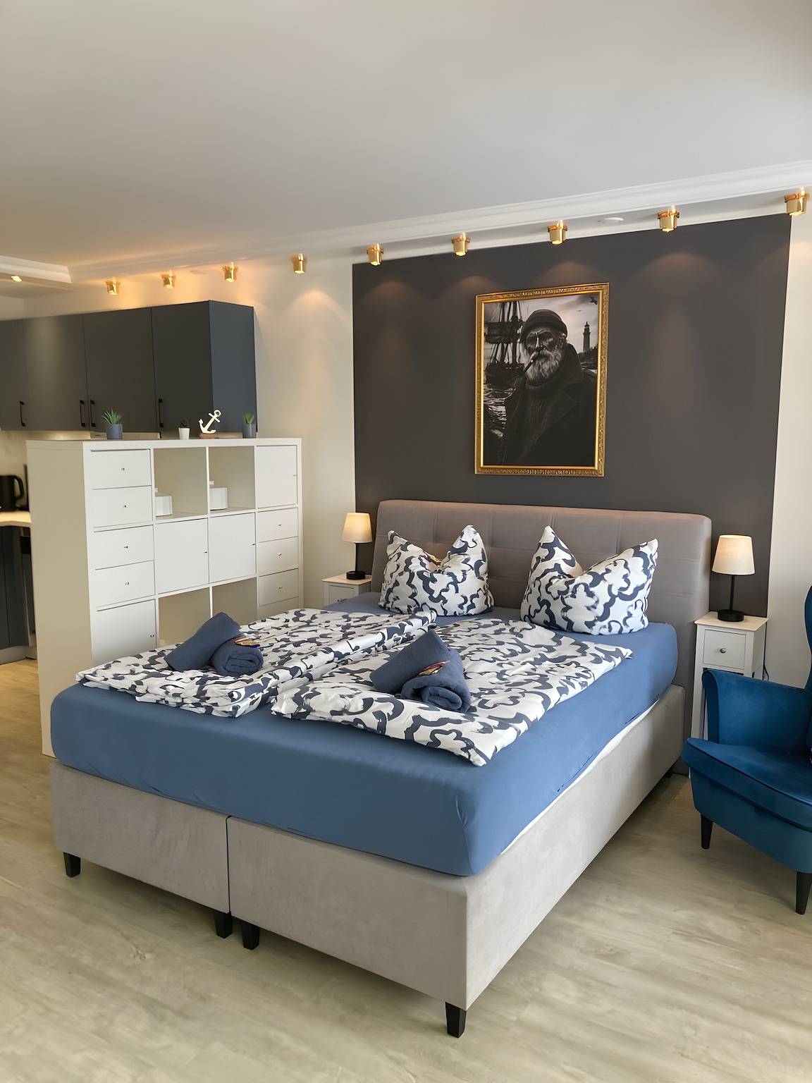 Ganze Wohnung, Ferienwohnung 'Kapitäns Kajüte Am Steinhuder Meer' mit Meerblick, Balkon und Wi-Fi in Wunstorf, Steinhuder Meer