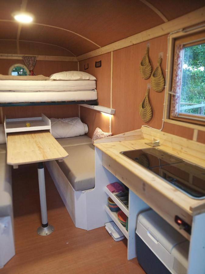 Tente pour 4 personnes, avec vue ainsi que terrasse et jardin en Seine-Maritime - 4