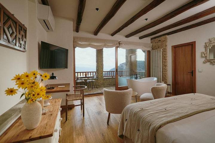 Hôtel pour 2 personnes, avec piscine ainsi que vue et jardin à Rupit i Pruit - 4