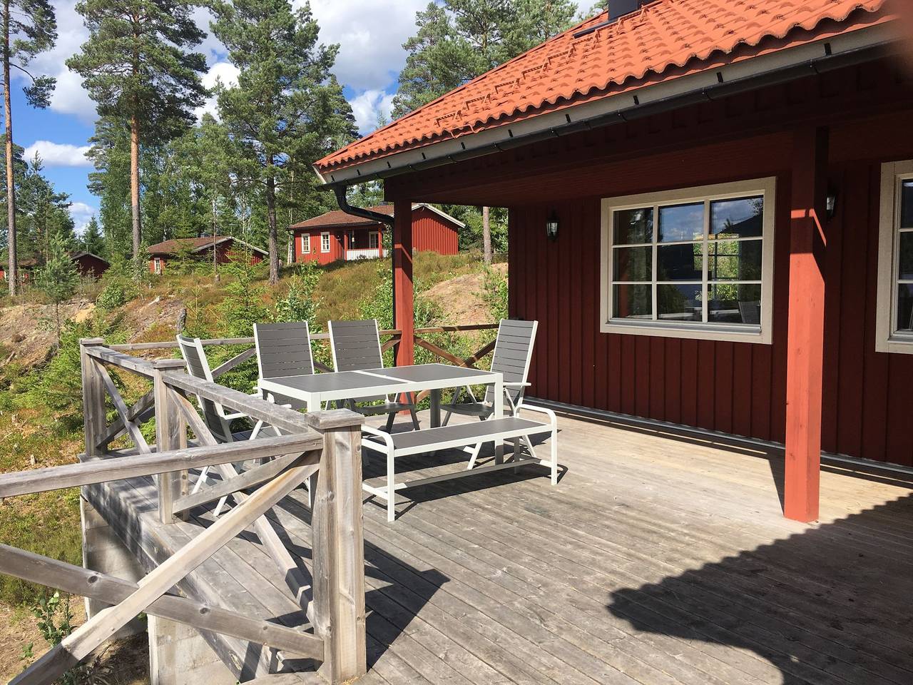 Skidor, bastu och Scandinavian Serenity Chalet in Vitsand, Värmland