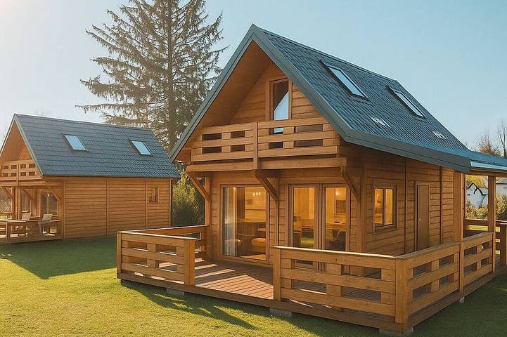 Ferienhaus für 6 Personen, mit Garten und Balkon - 1