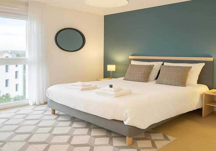 Aparthotel para 2 personas, con terraza y jardín - 1