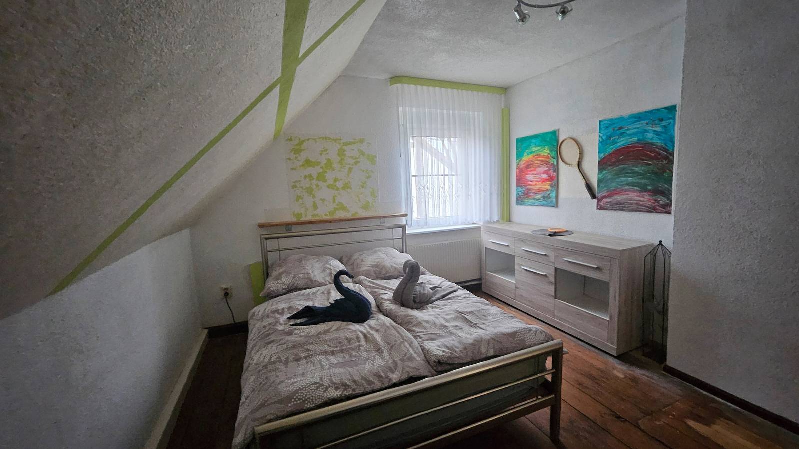 Entire apartment, Apartment 'Zur Alten Post' with Shared Garden, Wi-Fi and Air Conditioning in Lake Senftenberg, Senftenberg