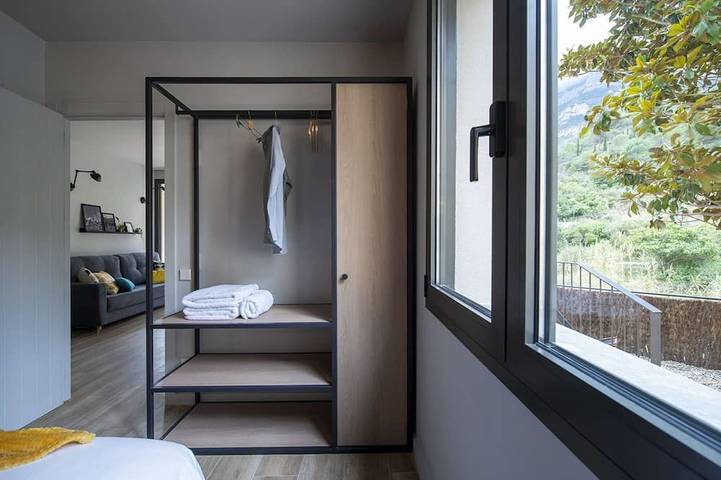 Ganze Wohnung, Apartment with private garden with views to Montserrat in Monistrol de Montserrat, Barcelona Binnenland
