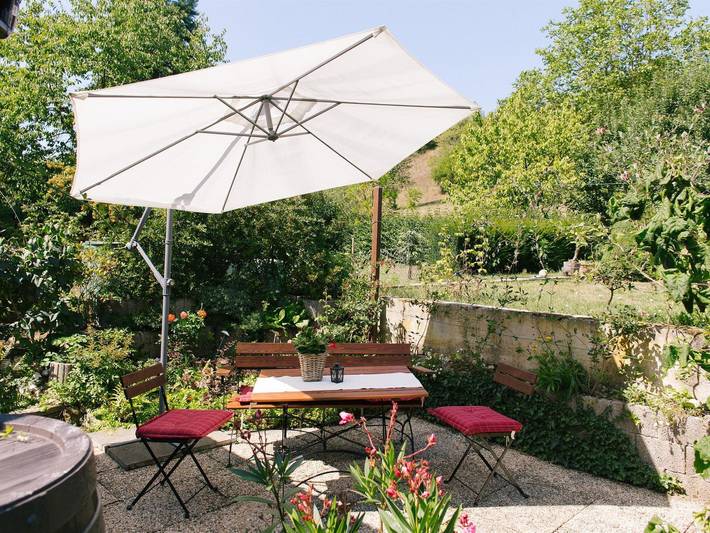 Ferienwohnung für 2 Personen, mit Garten, kinderfreundlich