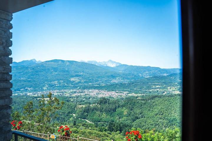 Location de vacances pour 4 personnes, avec vue et balcon à Pieve Fosciana - 3