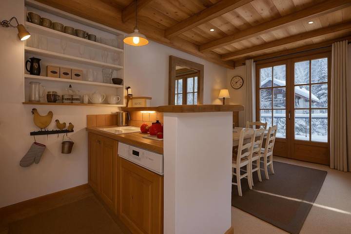 Chalet pour 7 personnes, avec terrasse, adapté aux familles à Chamonix-Mont-Blanc - 4