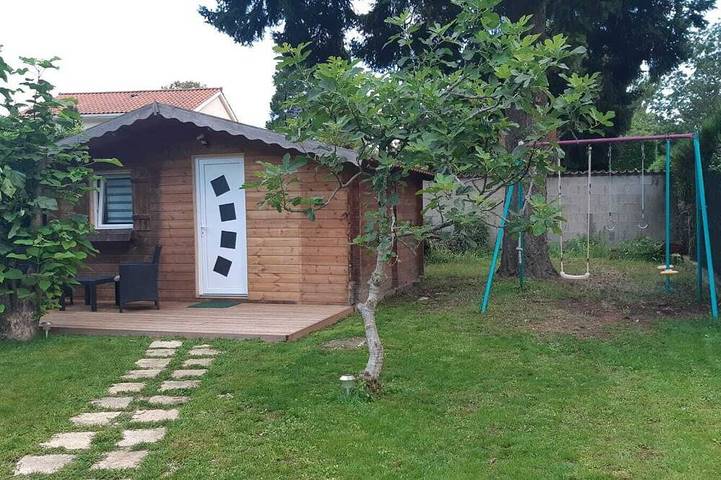 Chalet pour 3 personnes, avec jardin et terrasse